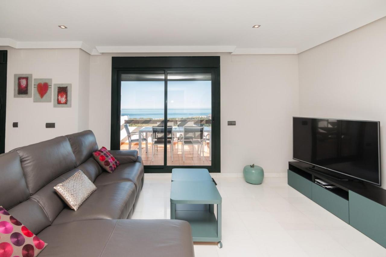 Apartament 2186-Luxury Sea View Penthouse In Casares Costa Zewnętrze zdjęcie